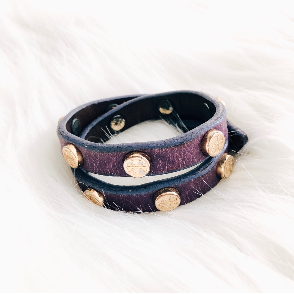 Tory Burch Purple Wrap Bracelet - Picture 2 of 5
